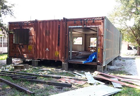 shipping container house